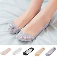 ANVAZISISA časova čarape za gležnjeve ugodne žene pamučne pamučne čarape ružičaste jedna veličina