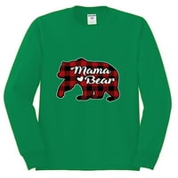 Mama medvjed cool plašten dizajn podudaranja ružnih božićnih džemper muški majica s dugim rukavima,