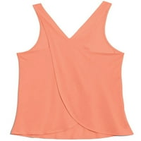 Sanviglor Ladies Workout Top Plain Vest bez rukava bez rukava Active odjeća Tee Gym majica Pink M