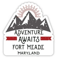 Fort Meade Maryland Suvenir Vinil naljepnica za naljepnicu Avantura čeka dizajn