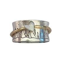 Wendunide ukrasi, personalizirani prsten inspiracija prsten montažna nakit Mountain Ring Ring E