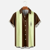 Polo majice za muškarce muško ljetno casual print plus size majica kratki rukav isključite ovratnik