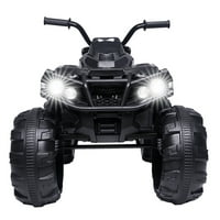 Mirabranllly 12V Dječja vožnja električnim ATV-om, 4-Wheeler Quad Car igračka s muzikom, audio, 3,7mph