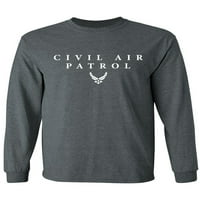 Patrola civilnog zraka za odrasle majica dugih rukava