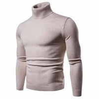 Duks fesfesfes za muškarce Casual Solid Pulover Turtleneck Obriši bazu Klint Drži topla džemper Bluza