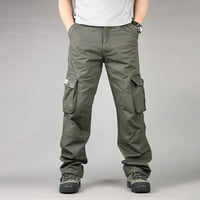 Muške teške hlače za teže kauelne ulice s višestrukim taktičkim vojnim hlačama s više džepa tanko fit
