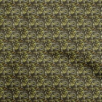 Onuone pamučni dres žute tkanine apstraktna haljina materijala od tkanine tiskane tkanine pored dvorišta