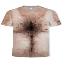 Luxplum Muškarci T majice 3D digitalni tisak ljetni vrhovi Crew Crt Majica Casual Bluza Rad Basic Tee