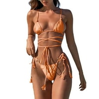 Ženski kupaći kostimi s visokim strukom Bikini Push Up Bikinis Print kupaći kostimi za kupaće plaže