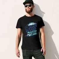Urbana skejtboard Freestyle Muška majica pamuk Ležerne prilike kratkih rukava Poklon TEE crni s