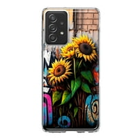 Samsung Galaxy A Clear Clear Clear Clear Clear Sunflowers Graffiti Slikarstvo Umjetnički naslovnica