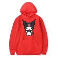 Kuromi Anime Onegai My Melody Merch Hoodies Man Woman Hip Hop Hoodies ventilatori navijačima od tiskane