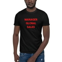 2xl Crveni menadžer Global Prodaja kratkih rukava pamučna majica majica po nedefiniranim poklonima