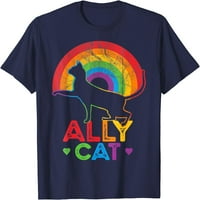 Tree Ally Cat LGBT Pride Ally Cat s duginom majicom