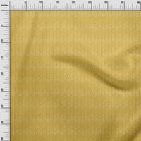 Onuone viskoze Šifon žuta tkanina Mali motif Bandhani Craft Projekti Dekor tkanina Štampano od dvorišta