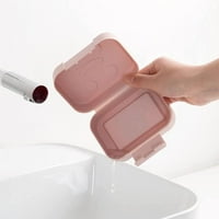 PUTNI SOAP kutija, plastični držač sapuna Sapun Case Prijenosni sapun Bo sa poklopcem za kupaonicu za