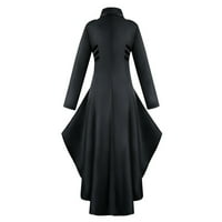 Hvyesh Steampunk jakna za vrata za žene srednjovjekovna Halloween Vampire kostimi Vintage neregularni