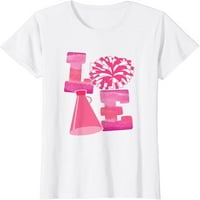 Love Cheerleader Rebel Cheerleading Outfit Cheer Mom Tee Majica