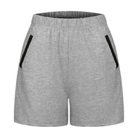 Sport Yoga Hlače Čvrsti Srednji pamuk High Squist Active Solid Shorts