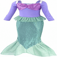 Kostim za princezu sirena prerušiti se odjeću za djevojke za rođendansku zabavu