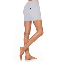 Ženske joge hlače sa džepovima Vježbajte noge Stretch Struk dugmeta Pocket Yoga Teretana Loose Shorts