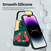 Kompatibilan sa iPhone Pro MA Telefon Case Star Wars Mandalorian & Soft Edge) 3ret1494