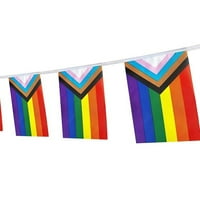 Rainbow Pomoćni zastava Banner LGBT Pride Banner Flags 44. FT ukras