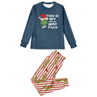 Obiteljski božićni pidžami Božićne Grinch tiskane veličine za djecu za kućne ljubimce-kućne ljubimce