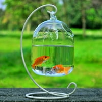 Lohuatrd vase Fishbowl Prozirni viseći stakleni spremnik Creative Decor Rezervoar za dnevni boravak