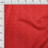 Onuone viskoze dres crvene tkanine cvjetno ditsy šivaće tkanina od dvorišta tiskana diiy odjeća širine
