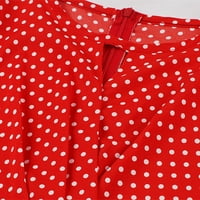 Wozhidase Haljine za žene s vintage rep haljina 1950-ih retro repne rukave za zabavu bez rukava Formalne