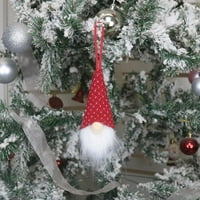 Božićno drvca za viseće gnomi ukrasi 4, SANTA ELF stolni ukrasi Xmas Tree Viseći kućni ukras Xmas Decor