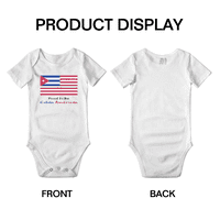 Ponosan što sam kubanska američka zastava slatka za bebe odjeću za dječak