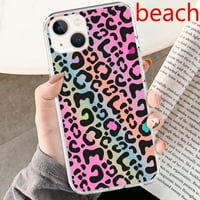 Cool Leopard Print Soft Prozirni futrola za telefon za iPhone Plus Pro Pro MA 13PRO 13PRO MA 12PRO 12PRO