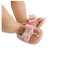Hoksml babde sandale za bebe dječake Djevojke luk sandale meka neklizajuća gumena potplata ljetna ravna