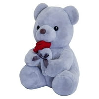 SprifAllBaby crtane plišane igračke mekana punjena medvjeda lutka sa ružom Home Deco Rođendan Valentinovo