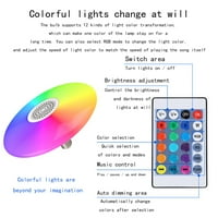 Rnemite-AMO LED stropna svjetiljka RGB Promjena glazbene svjetiljke, ambijentalna svjetlost sa daljinskim