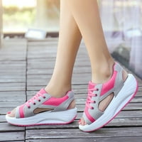 Cipele platforme za žene modne ležerne prozračne lagane platforme sandale sportske sandale tekuće cipele