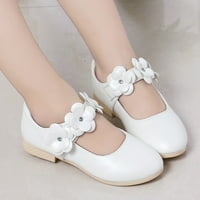 CatAlem Godina Dječja cipele Dječja cipela Bijela kožne cipele Bowknot Girls Princess Cipele Jedne cipele
