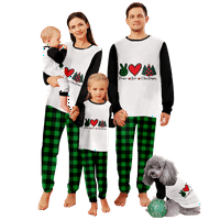 Parovi Božićne pidžame postavljene klasične noćne odjeće Porodično podudaranje PJS set veličine 110-170