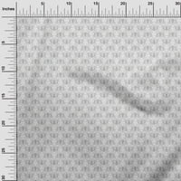 Onuone Georgette viskoza Dusty siva tkanina Oblici Geometrijski šivaći materijal Ispis tkanina sa dvorištem