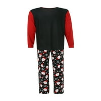 Lisenrain Porodica Božićne pidžame, Ležerne prilike, dugih rukava Top hlače