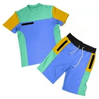 Muški setovi odijelo Ljeto Postavite majice kratkih rukava i kratke hlače Moderan ležerni znoj