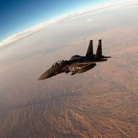 F-15E Strike Eagle pauze od KC - Stratotankerskog postera Print StockTrek Images