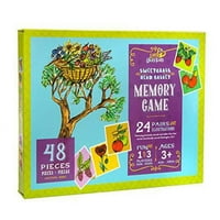 Little Likes Kids - SweetGrass Head Basket - Memorijska Montessori Igre za djecu od mališana, odgovarajući parovi za cvijeće, predškolska bašta igračka, uzrasta 3-5