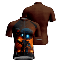 FNYKO MENS Biciklistički dres kratkih rukava Prozračne majice za sušenje sa zadnjim džepovima