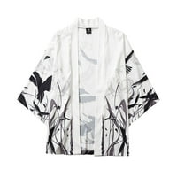 B91XZ muške majice na dugme Gluak ženske bluze Japanske rukave i jacke muške pet kimono vrhunske ljetne
