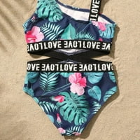 Ljetne toddlere male bez rukava djevojke dječje cvjetne kupaće kostime od tiskane plaže Bodysuits Onesie