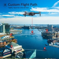CONTIXO F 4K UHD Sklopivi RC Quadcopter GPS drono sa FPV kamerom i snopom kofere s godinom proširenog plana zaštite, deco zupčani droni za slijetanje i Deco Essentials VR Viewer