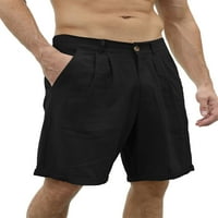 Colisha muške kratke hlače za plažu kaiš kaiš-kaiš Solid Boja Ljetne kratke hlače Ležerne prilike, visoki